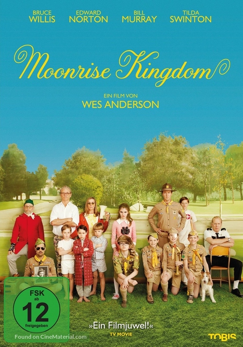 Moonrise Kingdom - German DVD movie cover