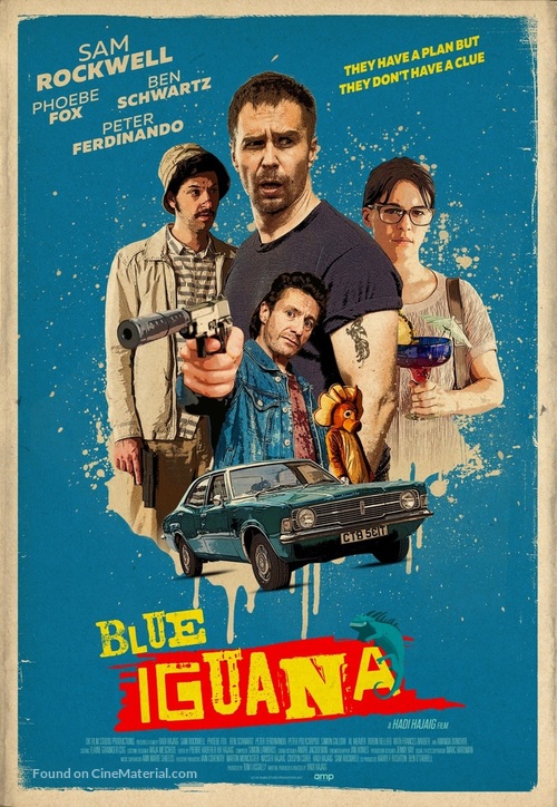 Blue Iguana - British Movie Poster