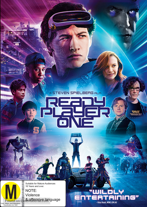 Ready Player One - New Zealand DVD movie cover