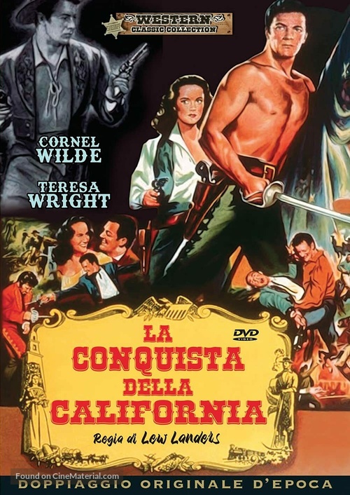 California Conquest - Italian DVD movie cover