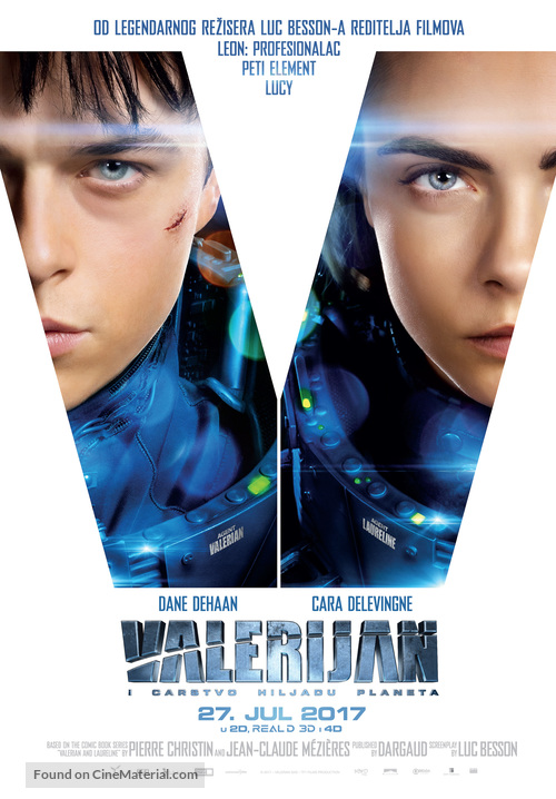 Valerian and the City of a Thousand Planets - Croatian Movie Poster