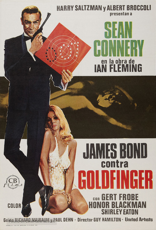 Goldfinger - Spanish Movie Poster