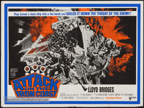 Attack on the Iron Coast - British Movie Poster