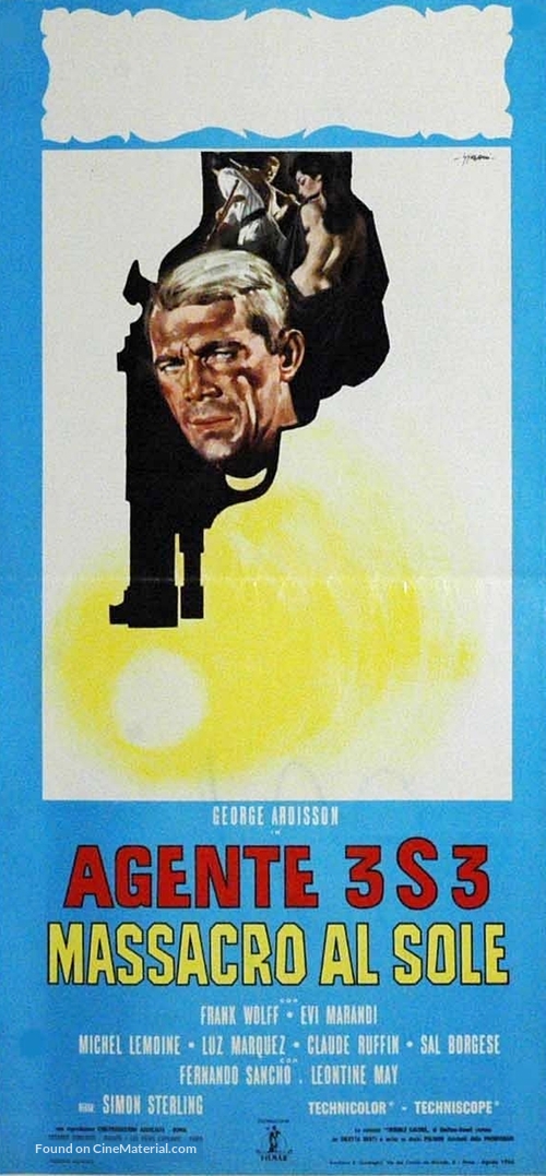 Agente 3S3, massacro al sole - Italian Movie Poster