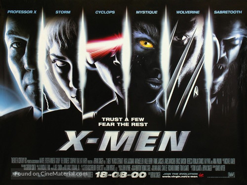 X-Men - British Movie Poster