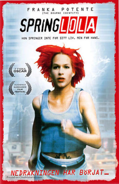 Lola Rennt - Swedish VHS movie cover