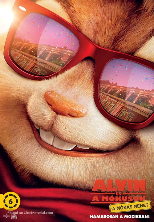 Alvin and the Chipmunks: The Road Chip - Hungarian Movie Poster