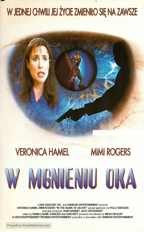 In The Blink Of An Eye 1996 Polish Vhs Movie Cover