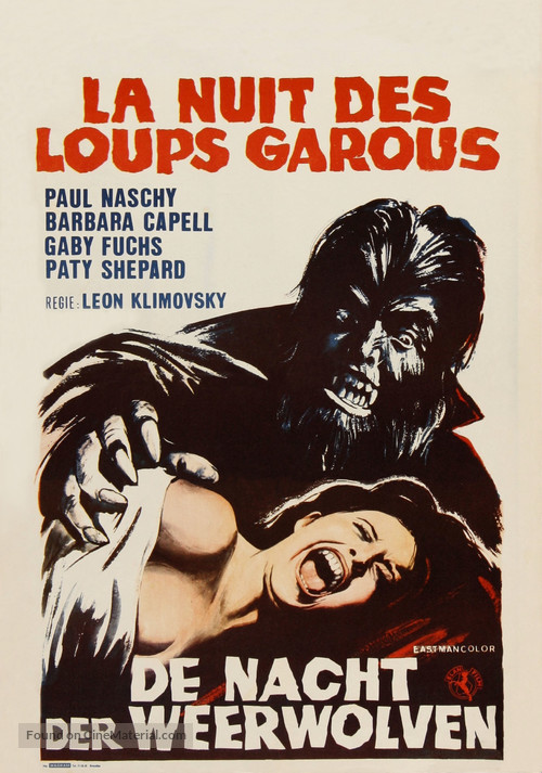 La noche de Walpurgis - Belgian Movie Poster