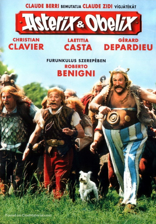 Ast&eacute;rix et Ob&eacute;lix contre C&eacute;sar - Hungarian DVD movie cover