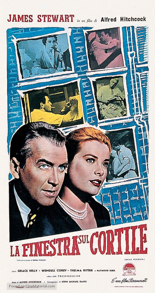 Rear Window - Italian Movie Poster