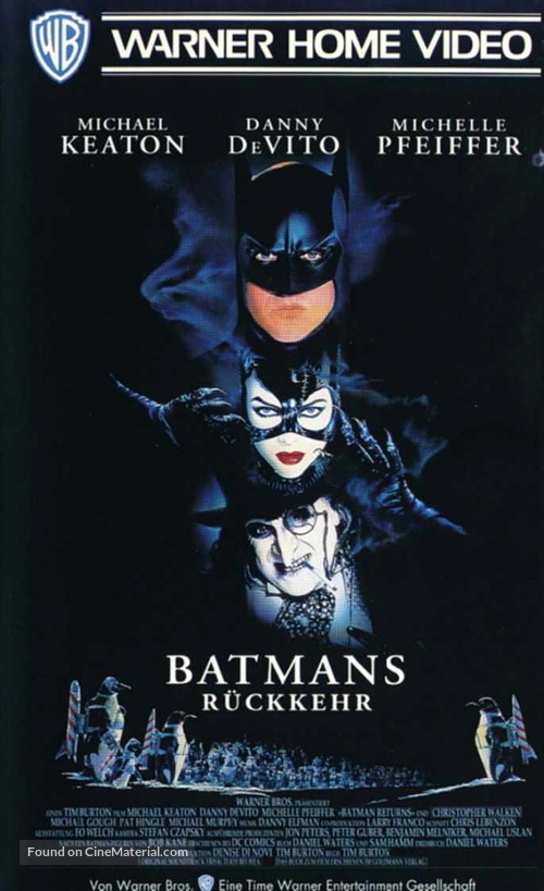 Batman Returns - German VHS movie cover