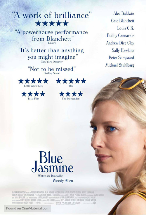Blue Jasmine - British Movie Poster