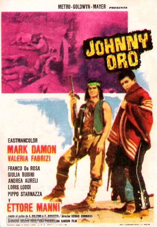 Johnny Oro - Spanish Movie Poster