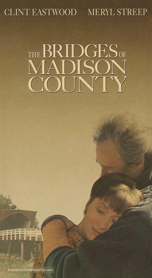 The Bridges Of Madison County - VHS movie cover
