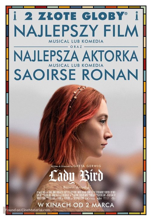 Lady Bird - Polish Movie Poster