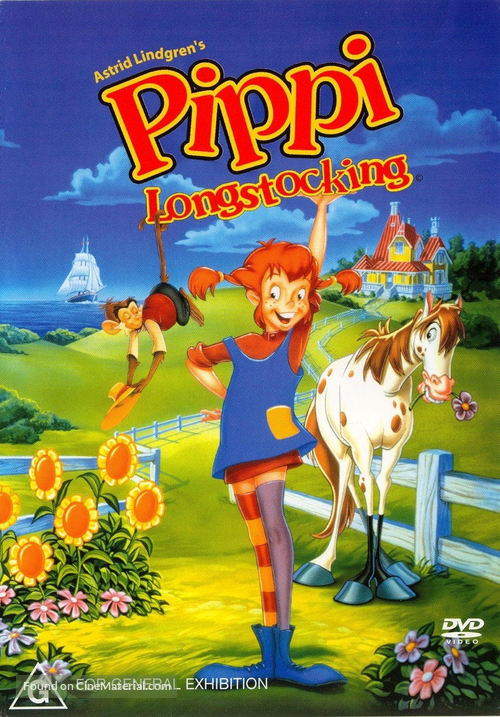 Pippi Longstocking - Australian DVD movie cover