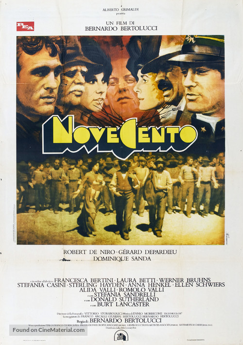 Novecento - Italian Movie Poster
