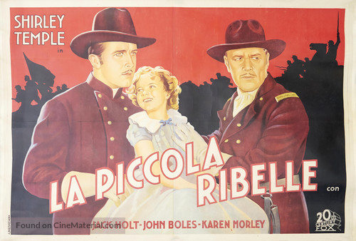 The Littlest Rebel - Italian Movie Poster