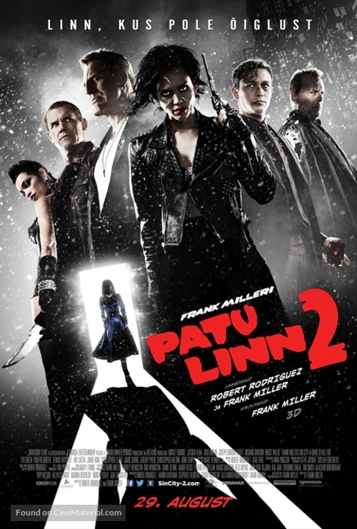 Sin City: A Dame to Kill For - Estonian Movie Poster
