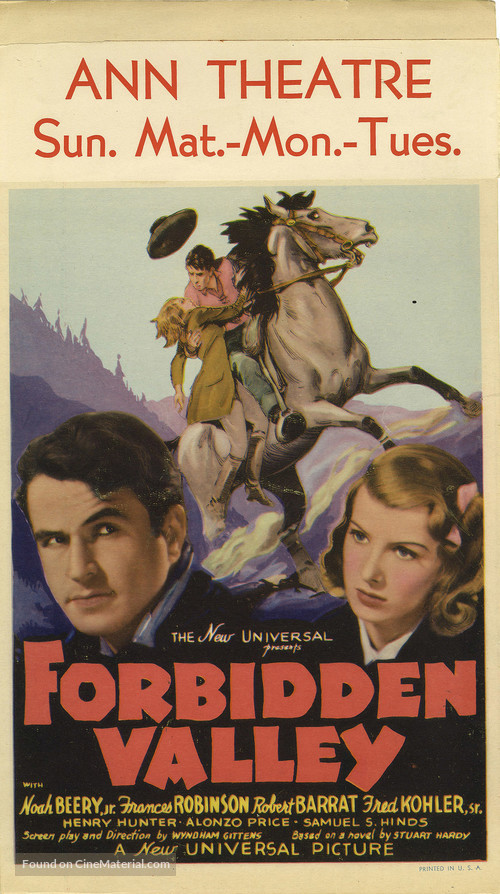 Forbidden Valley - Movie Poster