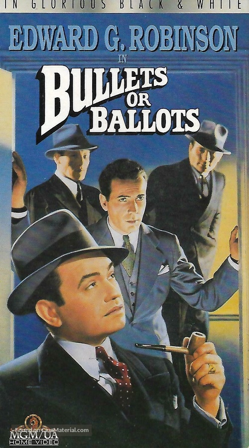 Bullets or Ballots - VHS movie cover