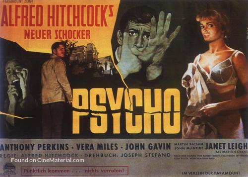 Psycho - German Movie Poster
