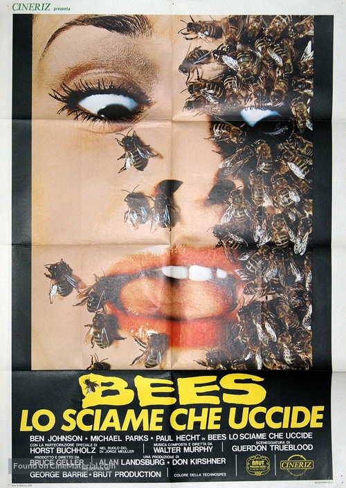 The Savage Bees - Italian Movie Poster