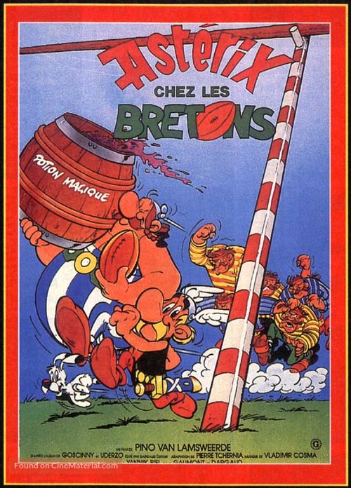 Ast&eacute;rix chez les Bretons - French Movie Poster