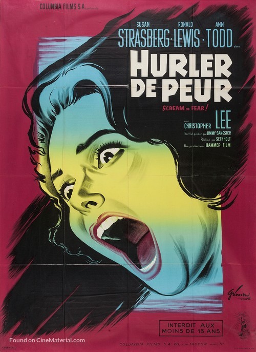 Taste of Fear - French Movie Poster