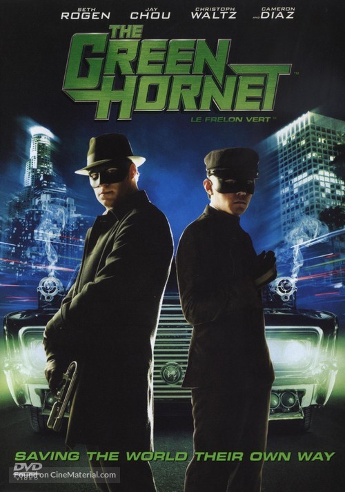 The Green Hornet - Canadian DVD movie cover