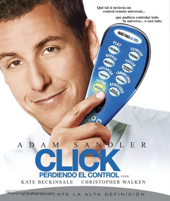 Click - Argentinian HD-DVD movie cover