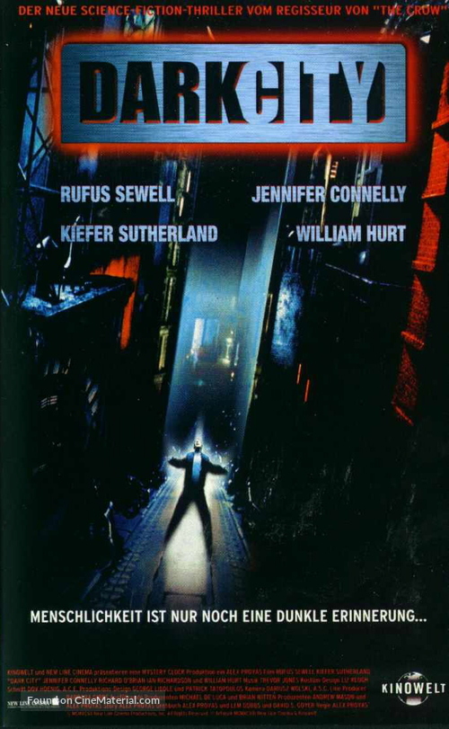 Dark City - German VHS movie cover