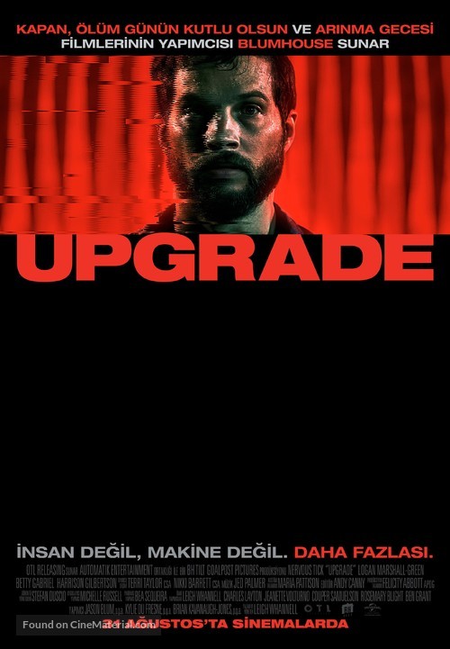 Upgrade - Turkish Movie Poster