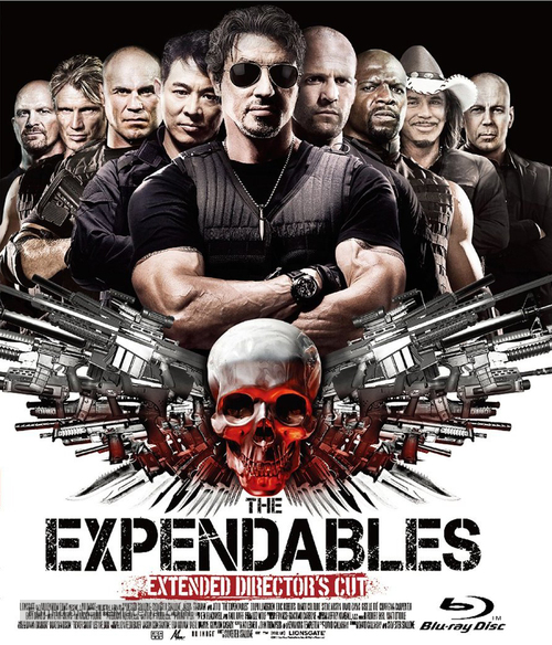 The Expendables - Japanese Blu-Ray movie cover
