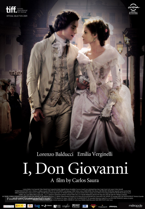 Io, Don Giovanni - Canadian Movie Poster