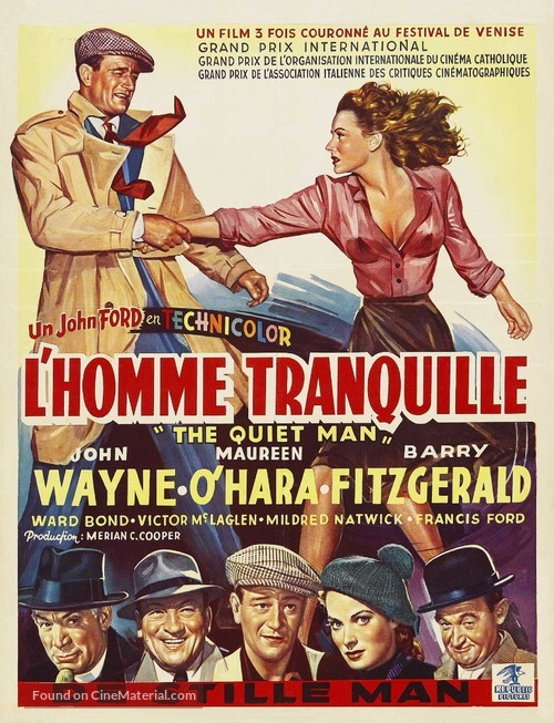 The Quiet Man - Belgian Movie Poster