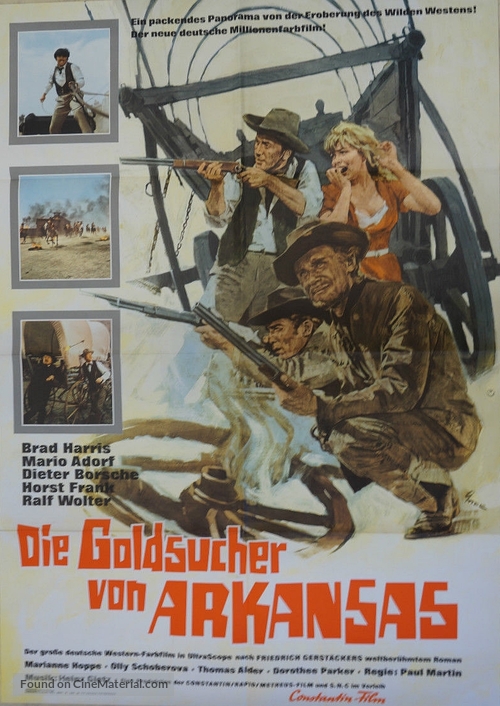 Die Goldsucher von Arkansas - German Movie Poster