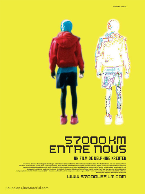 57000 km entre nous - French Movie Poster