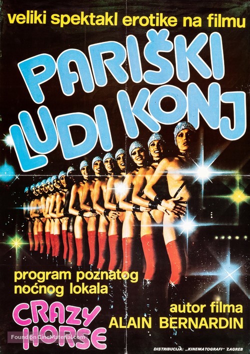 Crazy Horse de Paris - Yugoslav Movie Poster