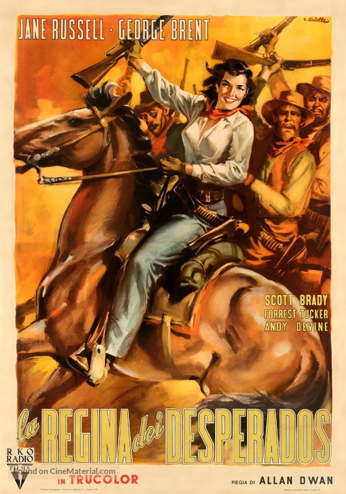 Montana Belle - Italian Movie Poster