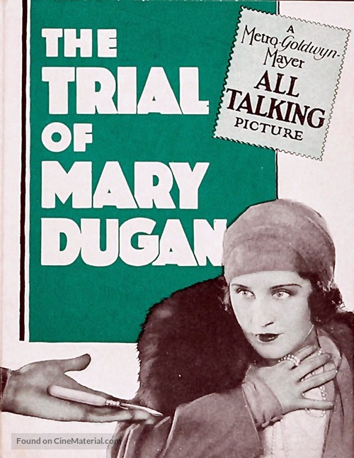 The Trial of Mary Dugan - Movie Poster