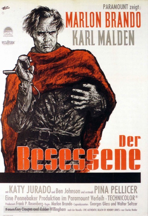 One-Eyed Jacks - German Movie Poster