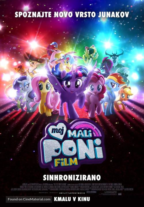 My Little Pony : The Movie - Slovenian Movie Poster