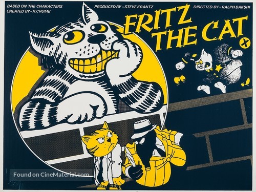 Fritz the Cat - British Movie Poster