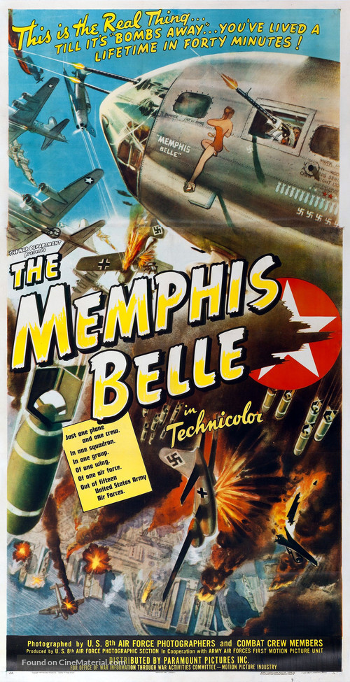 The Memphis Belle: A Story of a Flying Fortress - Movie Poster
