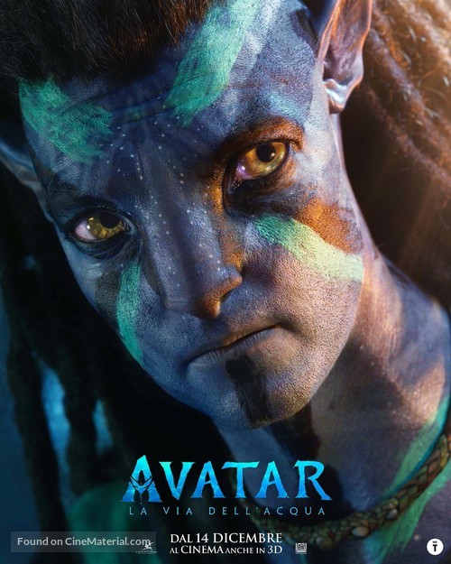 Avatar: The Way of Water - Italian Movie Poster