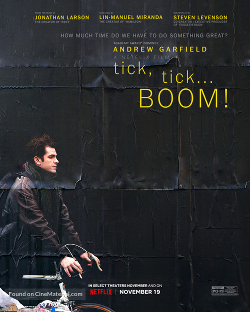 Tick, Tick... Boom! - Movie Poster