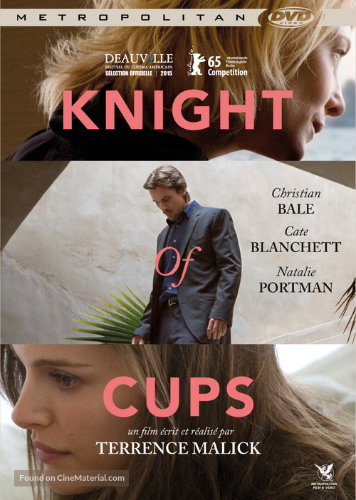 Knight of Cups - French DVD movie cover