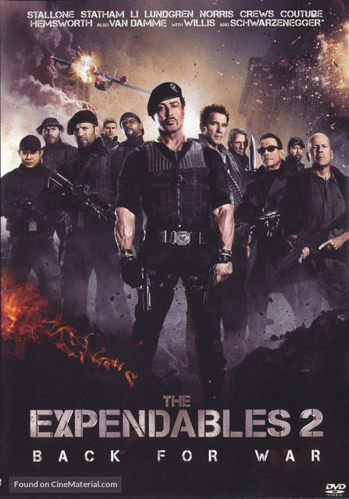 The Expendables 2 - South African DVD movie cover
